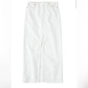 CLOSED white denim pencil skirt